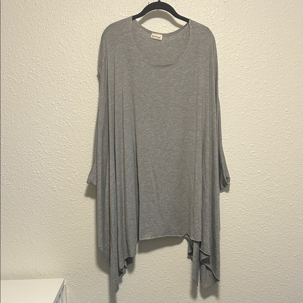 Three Bird Nest Charcoal Tunic Top